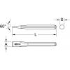 KS Tools Elektrikářské dláto, 8-hranné, 14 x 300 mm 1620266