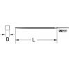 KS Tools 1610324 Pilník Délka 150 mm 1 ks