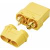 Reely RE-7471836 zástrčkový konektor k propojení akumulátoru a regulátoru RC modelu XT90 pozlacené 1 ks