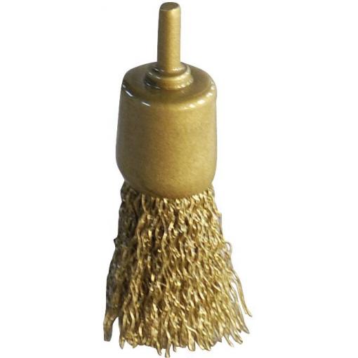 KS Tools Kartáč se štětečkem BROZEplus, drát, zvlněný, Ø 26 mm 963.9595 9639595 1 ks