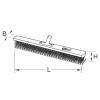 KS Tools 963.9591 drátěný kartáč hliník, bronz 240 mm 1 ks