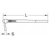 KS Tools 9639605 Motyka 950 mm 1670 Hmotnost hlavy 730 g