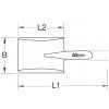 KS Tools 963.9638 Lopata s vysokým okrajem