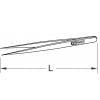 KS Tools 9635605 Pinzeta, špičatá, 150 mm