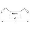 KS Tools 9635705 ruční odkorňovač 650 mm 740 Hmotnost hlavy 740 g