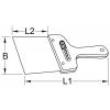 KS Tools 9639560 Špachtle široká (d x š) 195 mm x 120 mm