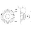 Visaton W 170 S - 8 Ohm 6.7 palec 17 cm basový reproduktor 50 W 8 Ω