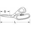 KS Tools 1180012 univerzální nůžky 230 mm