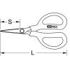 KS Tools 1180065 univerzální nůžky 140 mm