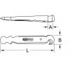 Plastový klín KS Tools 1174268