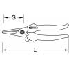KS Tools 1180071 univerzální nůžky 190 mm