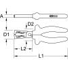 KS Tools 117.1225, 1171225, odizolovací kleště