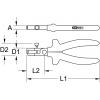 KS Tools 117.1713, 1171713, odizolovací kleště