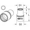KS Tools 9111098 911.1098 Nástrčný klíč