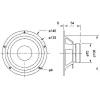 Visaton W 130 S - 8 Ohm 5 palec 13 cm Basový 50 W 8 Ω