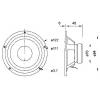 Visaton W 100 S - 8 Ohm 3.4 palec 94 cm Basový 30 W 8 Ω