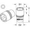 KS Tools 9111230 911.1230 Nástrčný klíč 30 mm