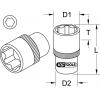 KS Tools 9111232 911.1232 Nástrčný klíč 32 mm