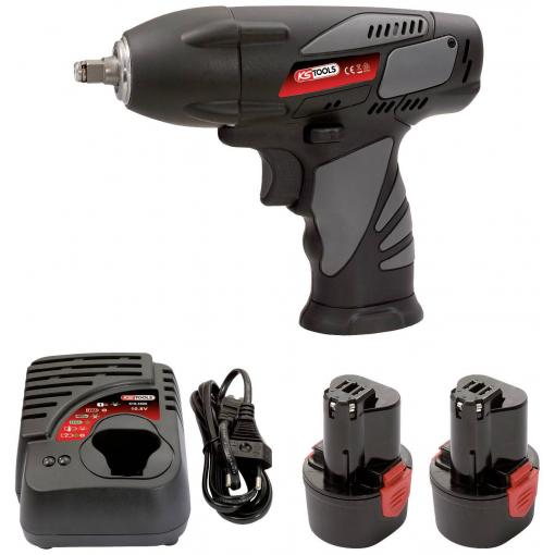 KS Tools 515.3516, 5153516 aku rázový utahovák, 10.8 V, 2.0 Ah, Li-Ion