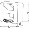 KS Tools 550.1126 5501126 Magnetizér a demagnetizér (d x š x v) 50 x 28 x 50 mm