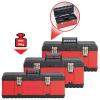 KS Tools 850.0360 8500360 box na nářadí, plast, ocelový plech, černočervená