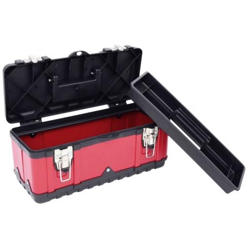 KS Tools 850.0355 8500355 box na nářadí, plast, ocelový plech, černočervená