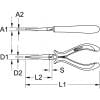 KS Tools 5007032 telefonní kleště 16 cm