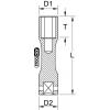 KS Tools 515.2041 515.2041 rázový nástrčný klíč 19 mm