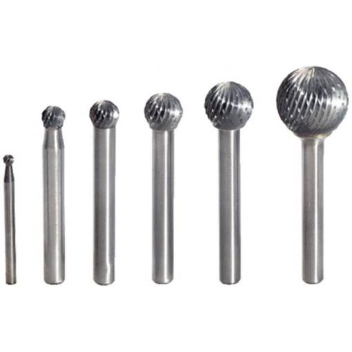KS Tools 5153282 frézovací kolík , tvrdokov, Délka 51 mm, Vnější Ø 6 mm