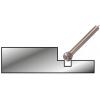 KS Tools 5153281 frézovací kolík , tvrdokov, Délka 38.5 mm, Vnější Ø 3 mm
