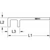 KS Tools 9638231 Ventilový háček BROZEplus 16 x 40 mm
