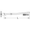 KS Tools 9639545 Nerezová vytrhávač BROZEplus s násadou 600 mm