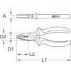 KS Tools 9620623 kombinované kleště, 200 mm