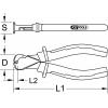 KS Tools 962.0615 9620615 čelní štípací kleště 175 mm