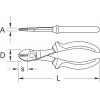 KS Tools 962.0617 9620617 silové boční štípací kleště 190 mm