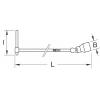 KS Tools 517.1113 5171113 dvojitá otočná hlava klíče 13 mm Typ zakončení inbus 493 mm 1 ks
