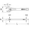 KS Tools 5770375 577.0375 přestavitelný klíč Délka klíče (cm) (jen pro nadpis) 43 mm
