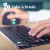 R-GO Tools Compact Break kabelový klávesnice US anglická, QWERTY černá ergonomická