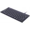 R-GO Tools Compact Break kabelový klávesnice US anglická, QWERTY černá ergonomická