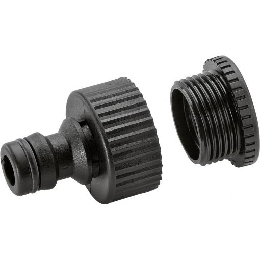 Kärcher Home & Garden 2.645-006.0 Kärcher - Hahnverbinder - 48 mm plast přípojka kohoutu rychlospojka, 24,2 mm (3/4) vnitřní závit, 18,7 mm (1/2) vnitřní závit