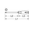 KS Tools 159.1041 1591041 křížový šroubovák PZ 2 DIN ISO 8764