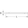 KS Tools 9638489 963.8489 Otočný čep pro drápový klíč Délka klíče (cm) (jen pro nadpis) 23 - 27 mm