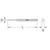 KS Tools Vytlačka na závlačky BROZEplus, 10 mm 963.2598