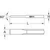 KS Tools Drážkový sekáč BROZEplus, 250 mm 9632431