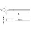 KS Tools Zednický sekáč BROZEplus, 19 x 400 mm 9632453