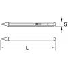 KS Tools Bodový sekáč BROZEplus, 200 mm 9632490