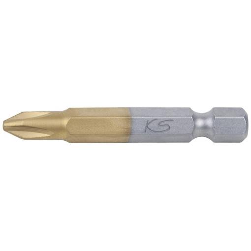 KS Tools 911.2645 911.2645 křížový bit Pohon (šroubovák): 1/4 (6,3 mm) Typ zakončení: křížový PH PH 2 50.0 mm