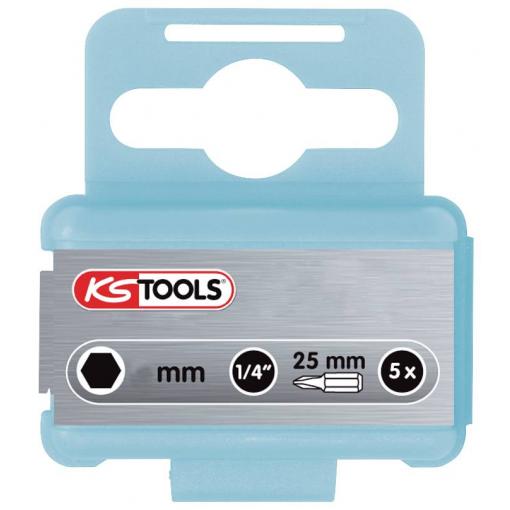 KS Tools 910.2261 bit inbus Ušlechtilá ocel V2A nerezové C 6.3 5 ks