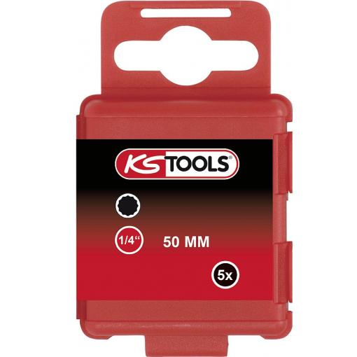 KS Tools 911.2711 Bit XZN M6 speciální ocel E 6.3 5 ks