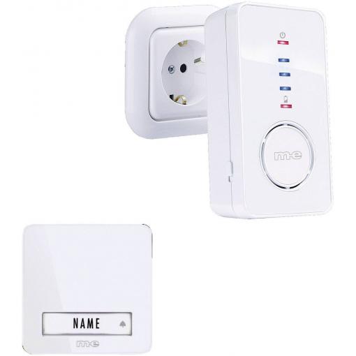 m-e modern-electronics 41098 bezdrátový zvonek kompletní sada